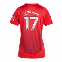 Manchester United Alejandro Garnacho #17 Fußballbekleidung Heimtrikot Damen 2024-25 Kurzarm